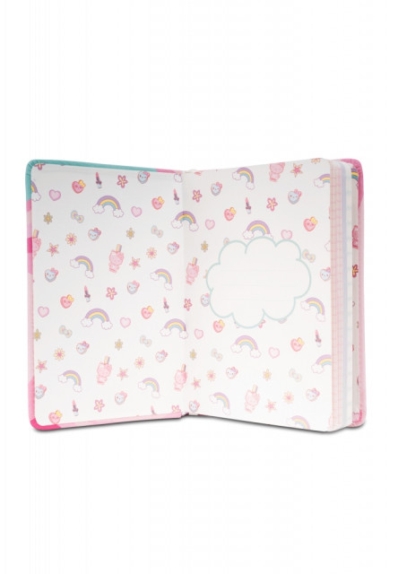 Zápisník B6 s 3D postavičkou ružový Hello Kitty Pastel Pink