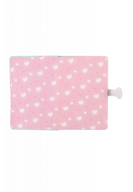 Zápisník so zapínaním na magnet Heart Hello Kitty Pastel Pink