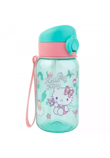 Fľaša na pitie mentolová Hugo 500 ml Hello Kitty Pastel Pink