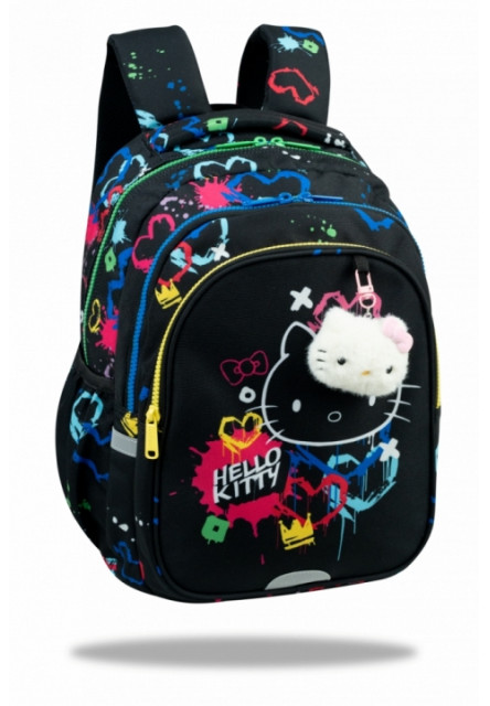 Školská taška Jerry 38 cm Hello Kitty Neon Black