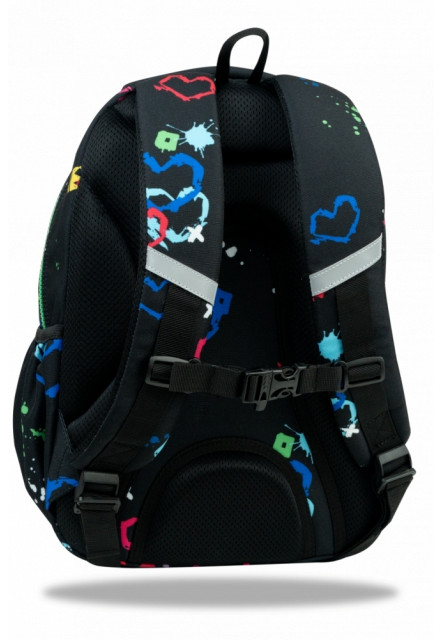 Školská taška Jerry 38 cm Hello Kitty Neon Black