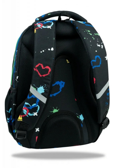Školská taška Fast 40 cm Hello Kitty Neon Black