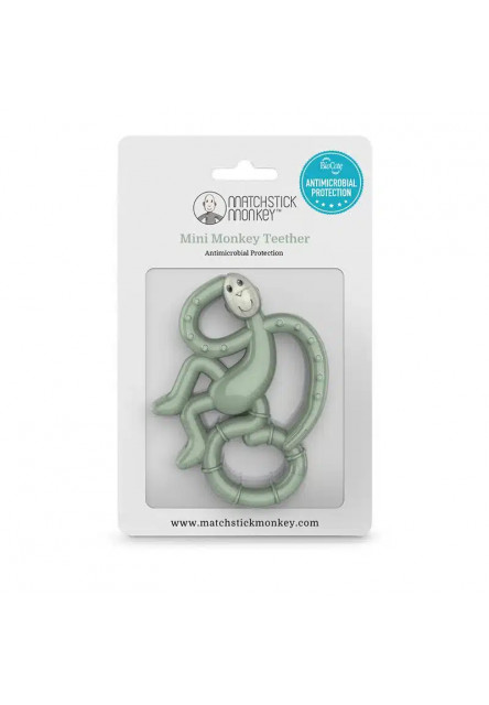 Mini monkey hryzátko s antimikrobiálnym povrchom biocote mint green