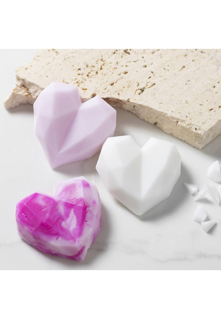 Kreatívna sada výroba mydla Hearts Pink