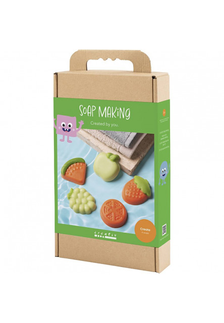 Kreatívna sada výroba mydla Fruit Green Orange