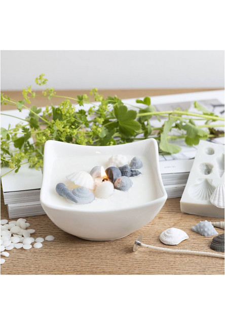 Kreatívna sada výroba sviečky Seashells