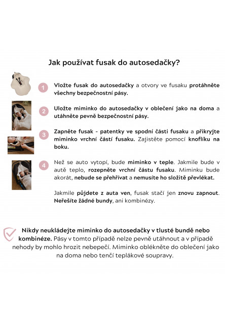 Lehký mušelínový fusak/zavinovačka/deka do autosedačky Love se srdíčky