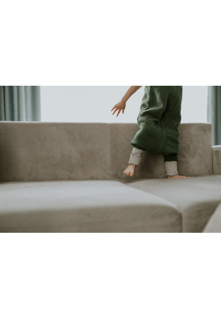Mušelínový letní spací pytel s nohavicemi vel. M 3-5 let Sleepee Nature krémová