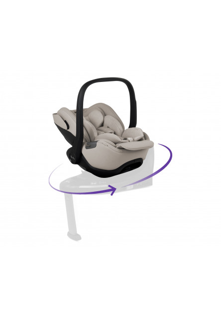 Glide Plus 360 autosedačka Natural Taupe + Základňa Plus 360