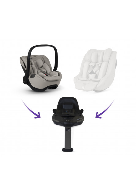 Glide Plus 360 autosedačka Natural Taupe + Základňa Plus 360