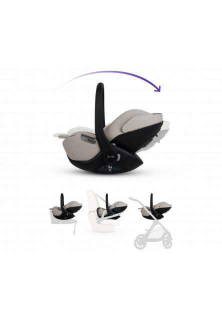 Glide Plus 360 autosedačka Natural Taupe + Základňa Plus 360