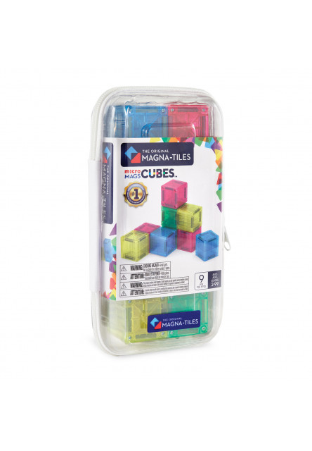 Magnetická stavebnica microMAGS Cubes 9 dielov