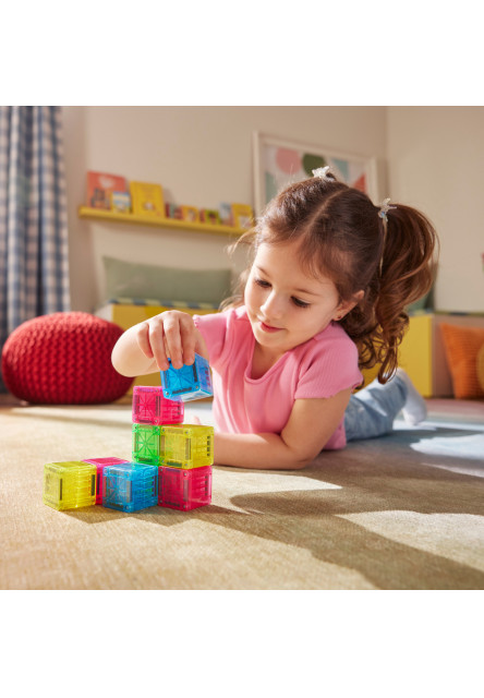 Magnetická stavebnica microMAGS Cubes 9 dielov