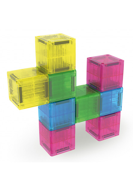 Magnetická stavebnica microMAGS Cubes 9 dielov