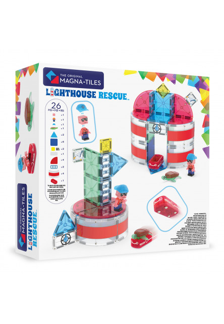 Magnetická stavebnica Lighthouse Rescue 26 dielov