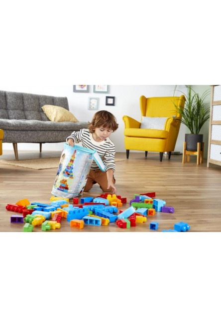 MEGA BLOKS VEĽKÉ VRECE KOCIEK - MODRÉ (80)