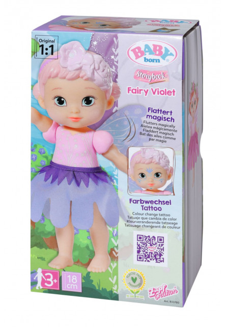 BABY born Storybook Fialková víla, 18 cm