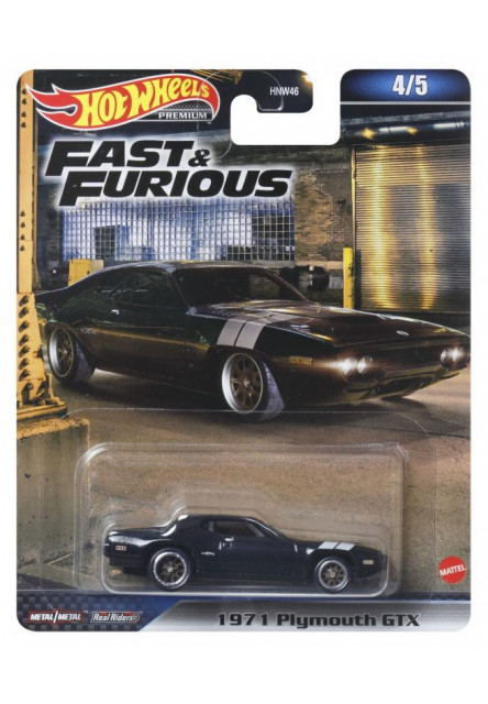 Hot Wheels prémiový angličák - RÝCHLO A ZBESILO asst