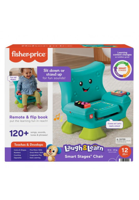 Fisher Price stolička smart stages CZ/SK/ENG/HU/PL