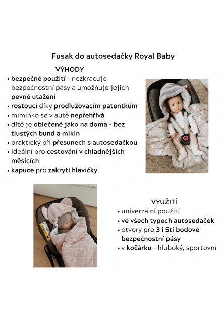 Fusak/zavinovačka/deka do autosedačky Sleepee Bamboo