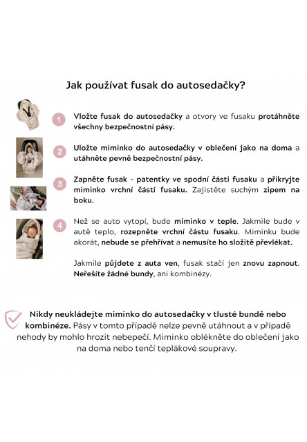 Fusak/zavinovačka/deka do autosedačky Sleepee Meadow