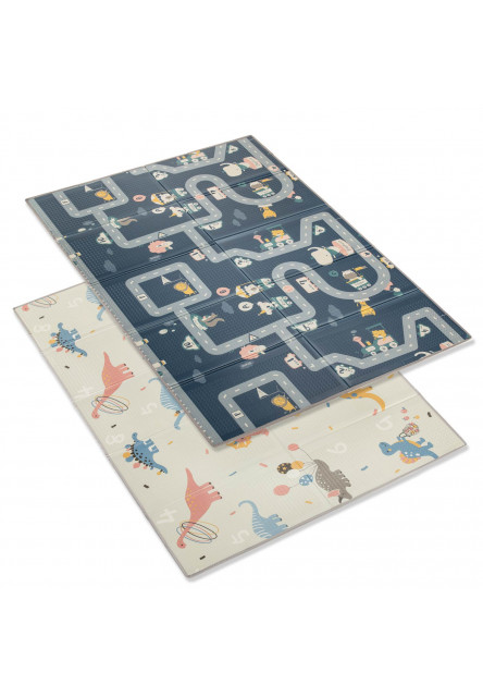 Multifunkční pěnová skládací podložka oboustranná 200x150, Dino