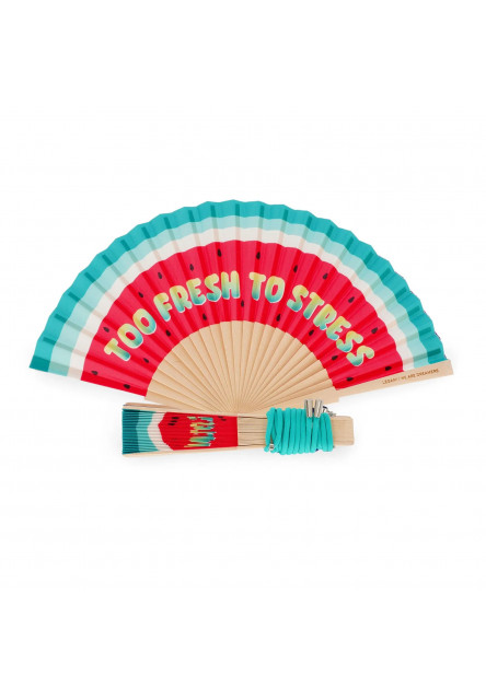 Vejár Legami ¡Qué Calor! - Folding Fan - Watermelon
