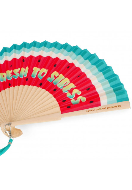 Vejár Legami ¡Qué Calor! - Folding Fan - Watermelon