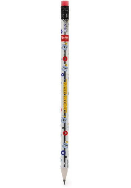 Ceruzka Legami I Used To Be A Newspaper - Recycled Paper Pencil - Robot - Hb Lead