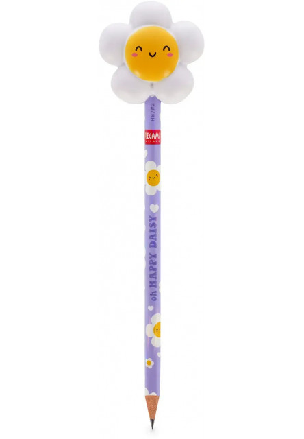 Ceruzka Legami Squeezies - Pencil With Squishy - Daisy - Hb Lead