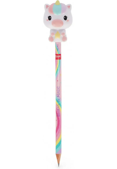 Ceruzka Legami Squeezies - Pencil With Squishy - Unicorn - Hb Lead