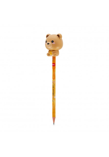 Ceruzka Legami Squeezies - Pencil With Squishy - Teddy Bear - Hb Lead