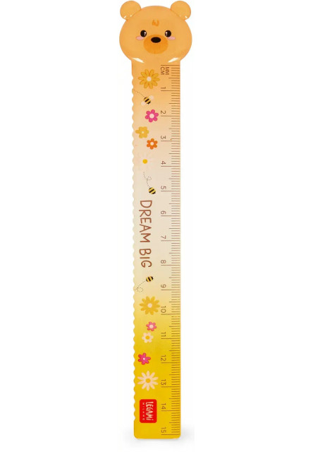 Pravítko Legami Bear Sweet Bear - Ruler - Teddy Bear - 15 Cm