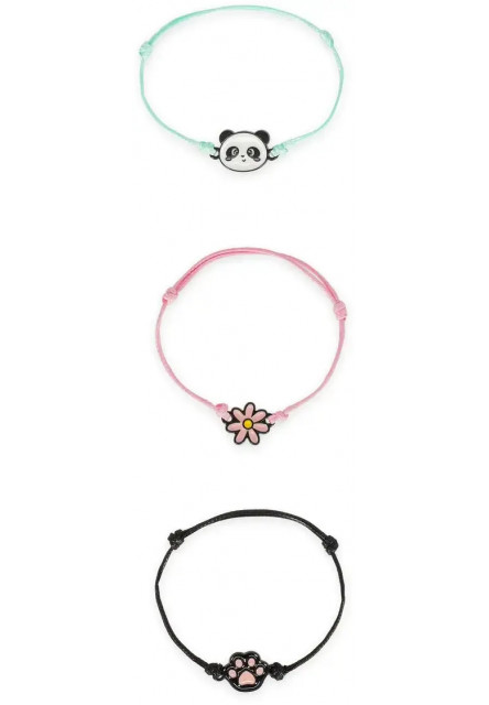 Sada náramkov Legami Better Together - Set Of 3 Bracelets - Panda