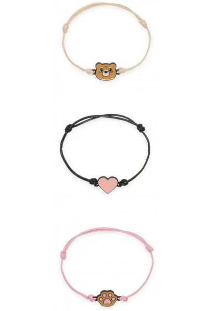 Sada náramkov Legami Better Together - Set Of 3 Bracelets - Teddy Bear