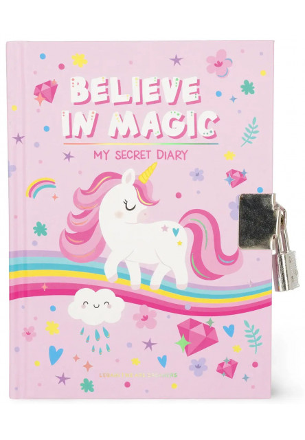 Denník na zámok Legami My Secret Diary - Secret Diary With Padlock - Unicorn