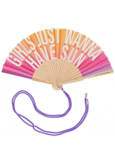 Vejár Legami ¡Qué Calor! - Folding Fan - Sunset