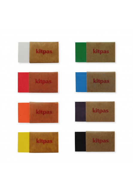 Block voskové pastelky na sklo a papier 8ks (Hranaté)