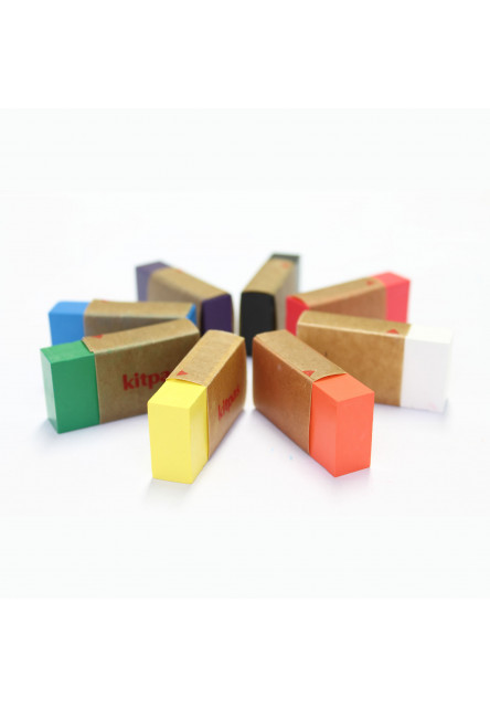 Block voskové pastelky na sklo a papier 8ks (Hranaté)