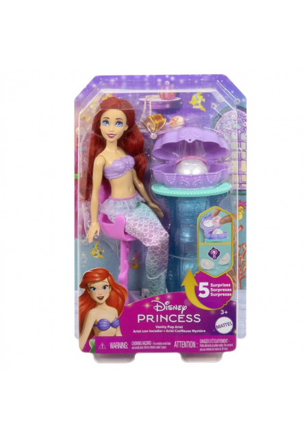 Disney Princess bábika Ariel toaletný stolík 