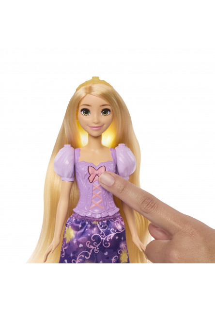 Disney Princess BÁBIKA RAPUNZEL SO ŽIARIACIMI VLASMI