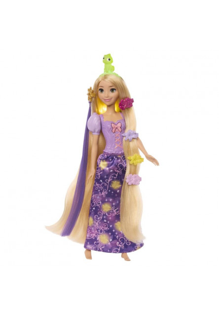 Disney Princess BÁBIKA RAPUNZEL SO ŽIARIACIMI VLASMI