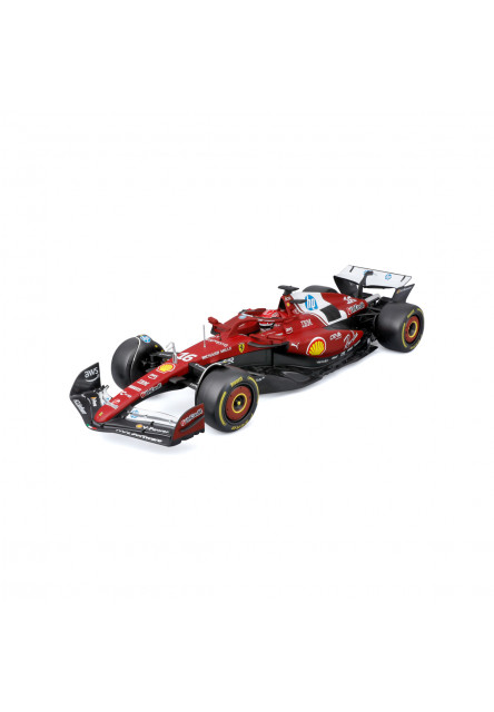 Bburago – RACE Formula F1 Ferrari SF-25 (2025) s helmou, #16 Charles Leclerc, 1:18