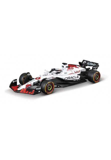 Bburago – RACE Formula F1 Oracle Red Bull Racing RB21 (2025) s helmou, #1 Max Verstappen, 1:18