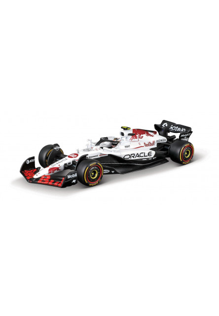 Bburago – RACE Formula F1 Oracle Red Bull Racing RB21 (2025) s helmou, #22 Yuki Tsunoda, 1:18