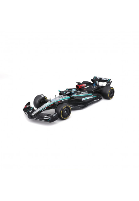 Bburago 1:24 RACE F1 v dekoratívnej krabičke, Mercedes-AMG Petronas W15 (2024), #63 George Russell