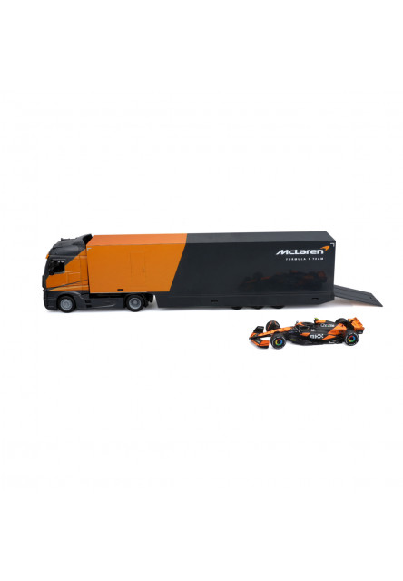 Bburago 1:43 F1 + Nákladné vozidlo - McLaren F1 MCL38 Lando Norris