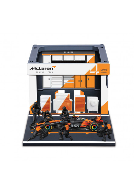 Bburago - Formula Racing F1 Pit Pass set - McLaren Team MCL39 (2025), #4 Lando Norris, 1:43