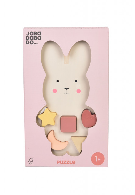 Vkladacie drevené puzzle Zajačik