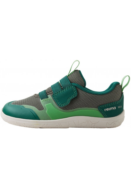 Detské barefoot topánky s membránou Reima Tepastelu - Greyish green